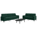 Set canapele cu perne/rulouri, 2 piese, verde închis, catifea - WALTI WALTI