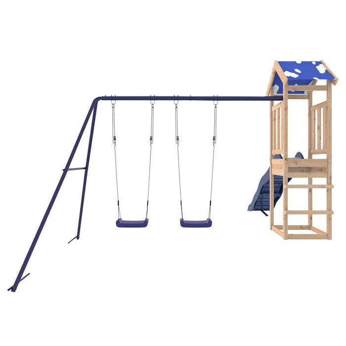 Set de joacă pentru exterior, lemn masiv de pin - WALTI WALTI