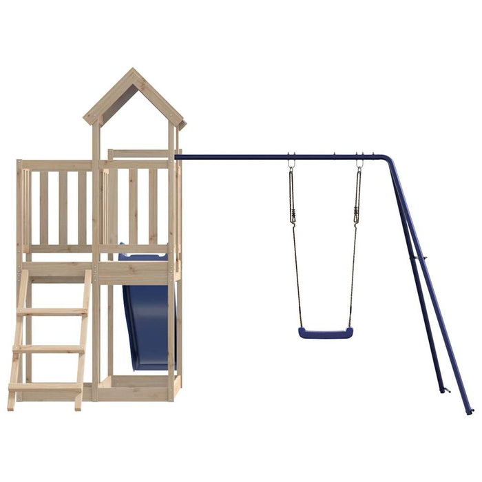 Set de joacă pentru exterior, lemn masiv de pin - WALTI WALTI