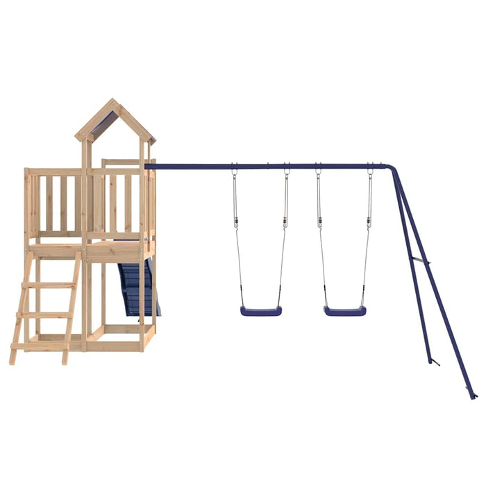 Set de joacă pentru exterior, lemn masiv de pin - WALTI WALTI