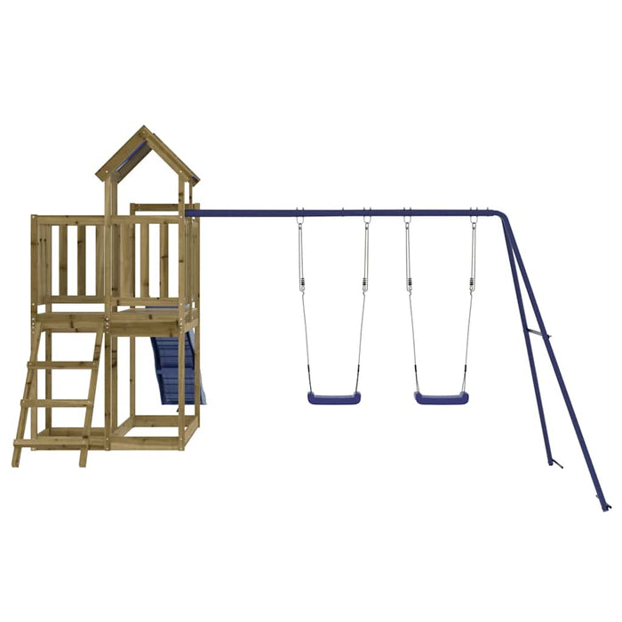 Set de joacă pentru exterior, lemn de pin impregnat - WALTI WALTI