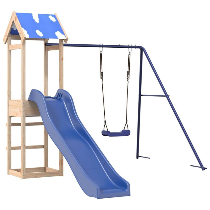 Set de joacă pentru exterior, lemn masiv de pin - WALTI WALTI