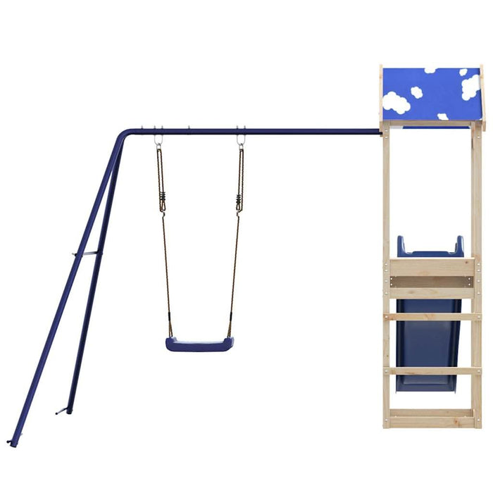 Set de joacă pentru exterior, lemn masiv de pin - WALTI WALTI