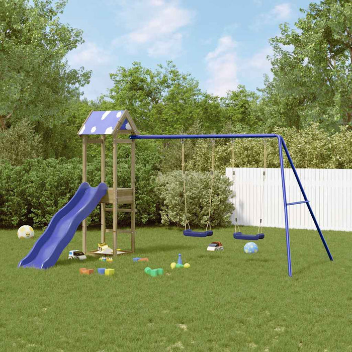 Set de joacă pentru exterior, lemn de pin impregnat - WALTI WALTI