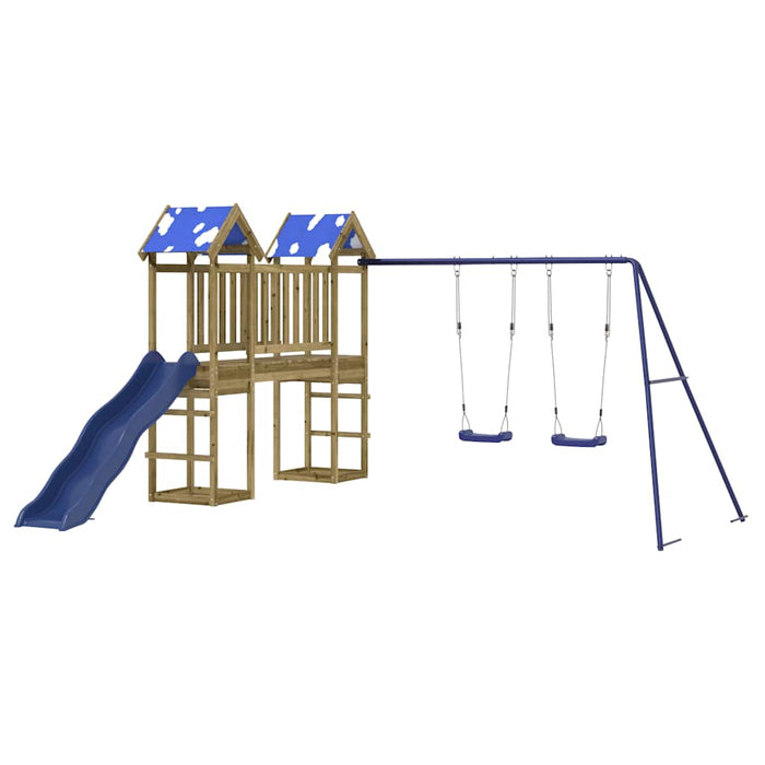 Set de joacă pentru exterior, lemn de pin impregnat - WALTI WALTI
