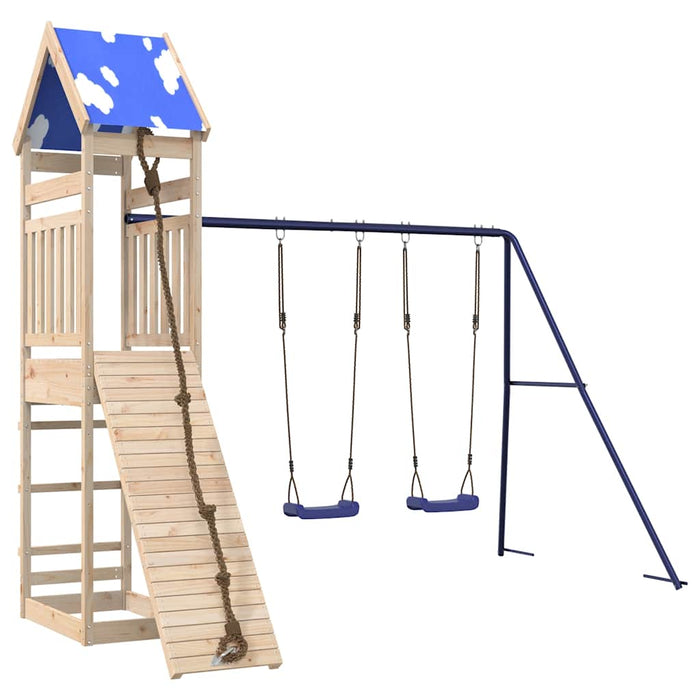 Set de joacă pentru exterior, lemn masiv de pin WALTI