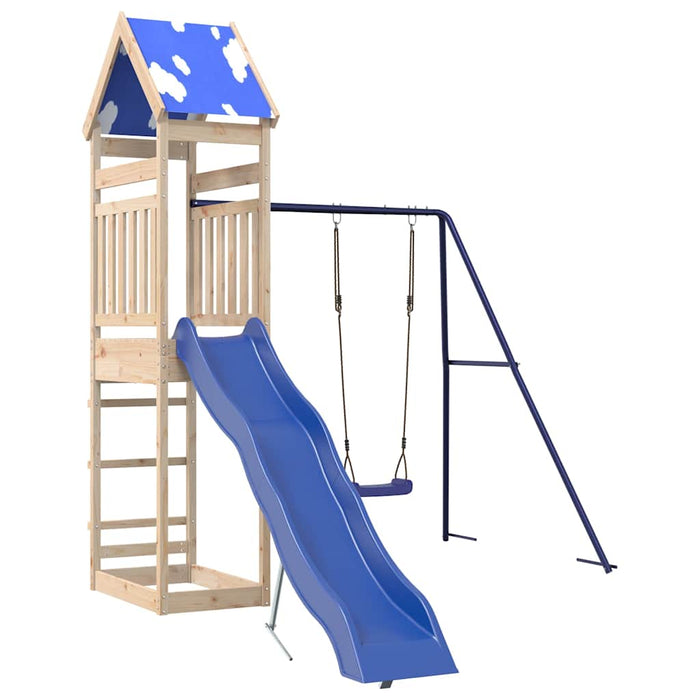 Set de joacă pentru exterior, lemn masiv de pin WALTI