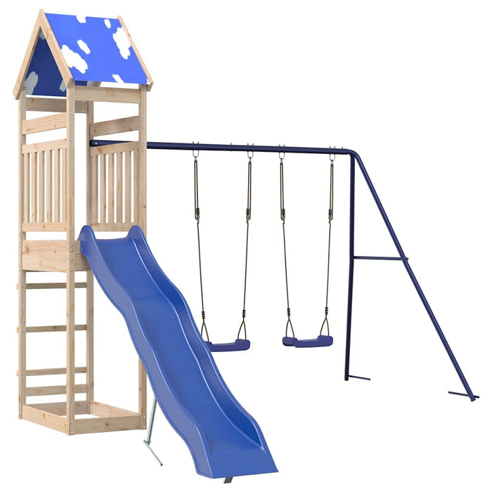 Set de joacă pentru exterior, lemn masiv de pin WALTI
