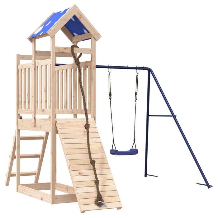 Set de joacă pentru exterior, lemn masiv de pin - WALTI WALTI