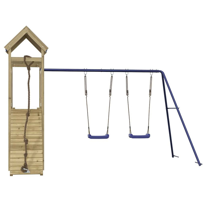 Set de joacă pentru exterior, lemn de pin impregnat - WALTI WALTI