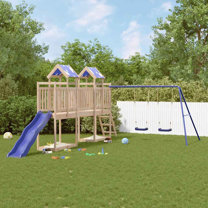 Set de joacă pentru exterior, lemn masiv de pin - WALTI WALTI