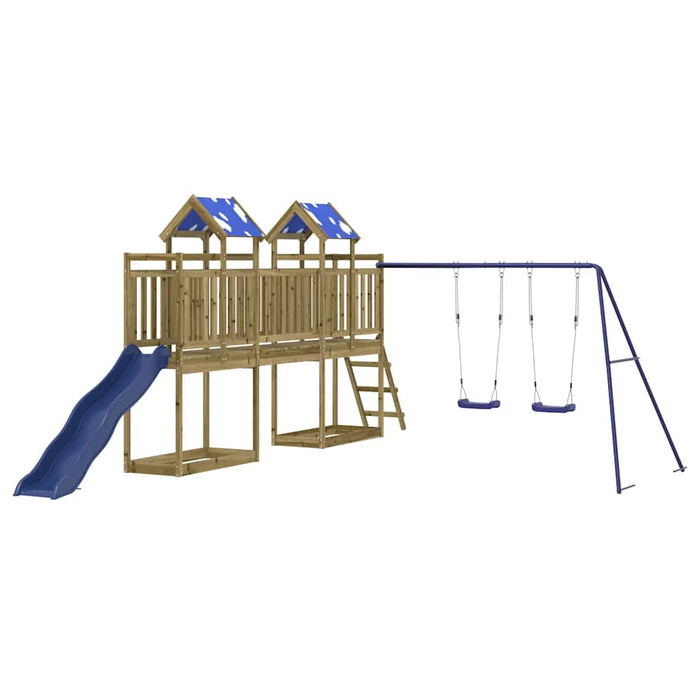 Set de joacă pentru exterior, lemn de pin impregnat - WALTI WALTI