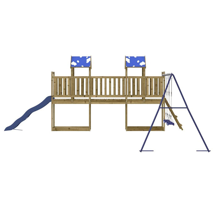 Set de joacă pentru exterior, lemn de pin impregnat - WALTI WALTI