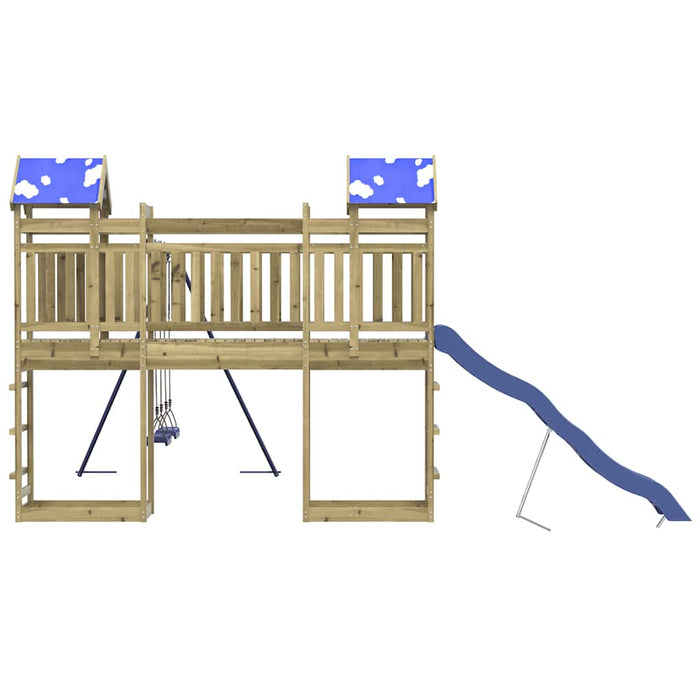 Set de joacă pentru exterior, lemn de pin impregnat WALTI
