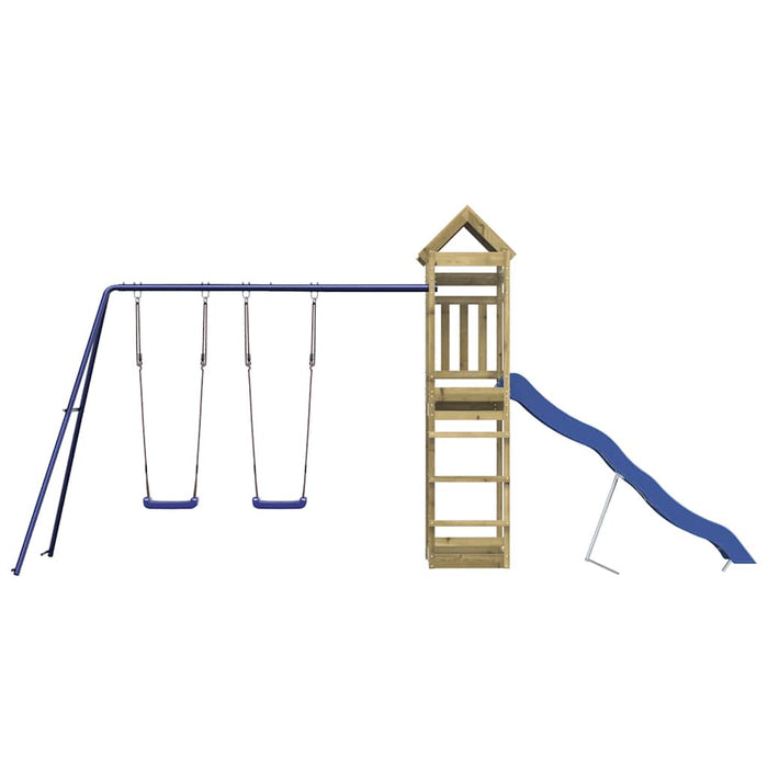 Set de joacă pentru exterior, lemn de pin impregnat - WALTI WALTI