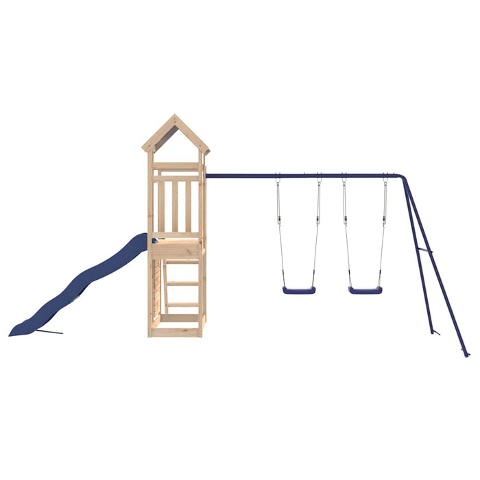 Set de joacă pentru exterior, lemn masiv de pin - WALTI WALTI