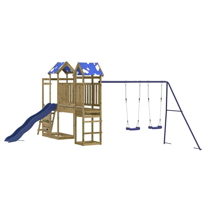 Set de joacă pentru exterior, lemn de pin impregnat - WALTI WALTI