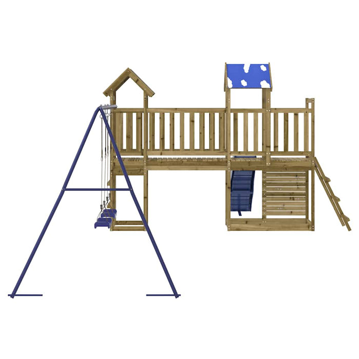 Set de joacă pentru exterior, lemn de pin impregnat - WALTI WALTI