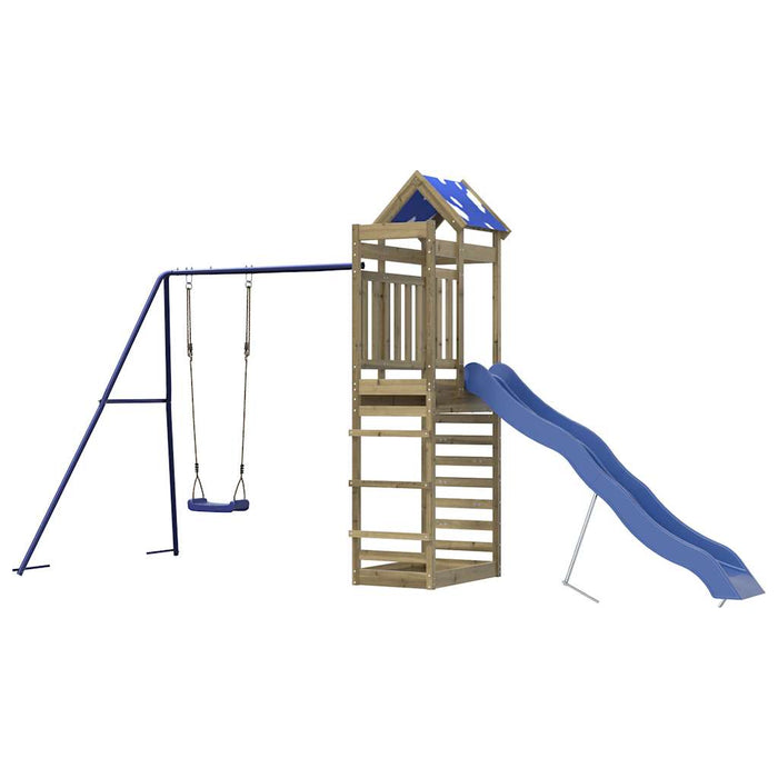 Set de joacă pentru exterior, lemn de pin impregnat - WALTI WALTI