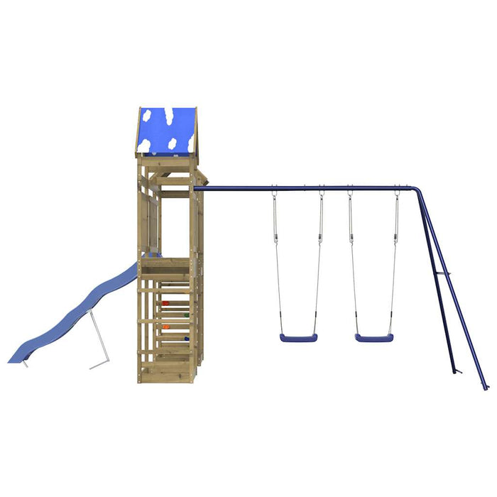 Set de joacă pentru exterior, lemn de pin impregnat - WALTI WALTI