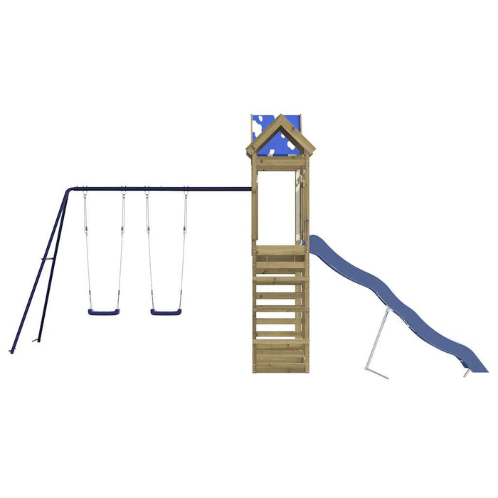 Set de joacă pentru exterior, lemn de pin impregnat - WALTI WALTI