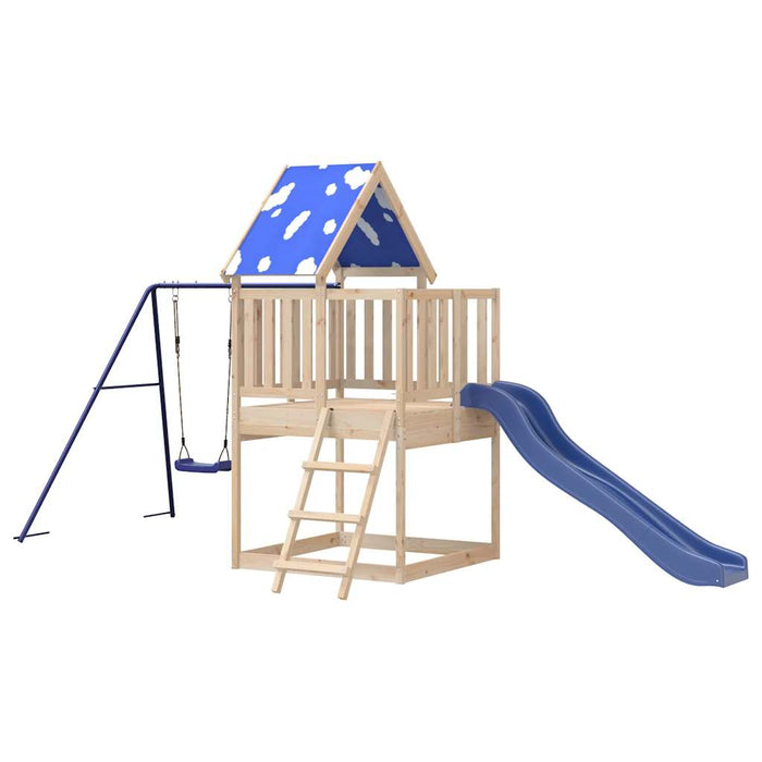 Set de joacă pentru exterior, lemn masiv de pin - WALTI WALTI