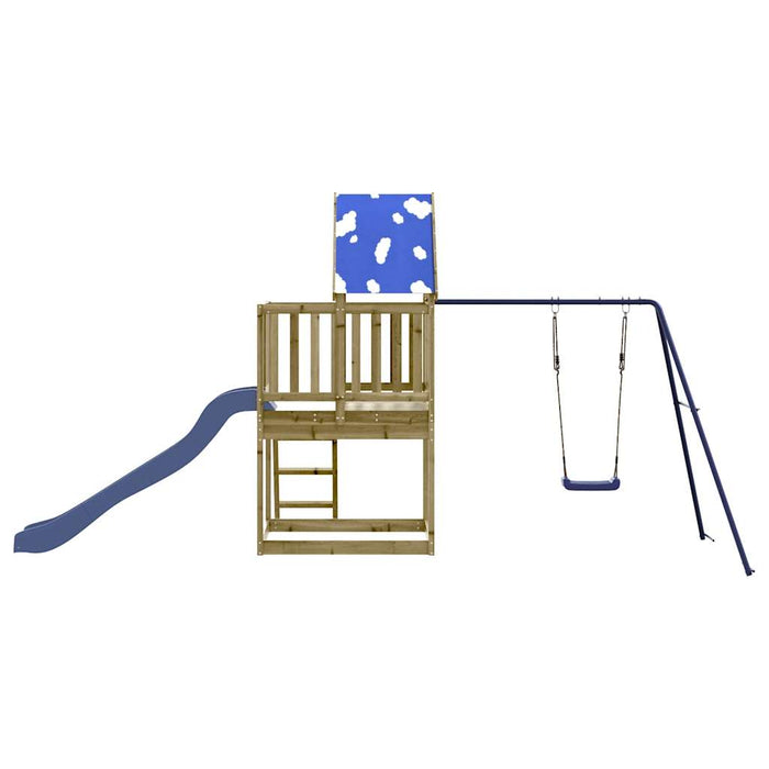 Set de joacă pentru exterior, lemn de pin impregnat - WALTI WALTI