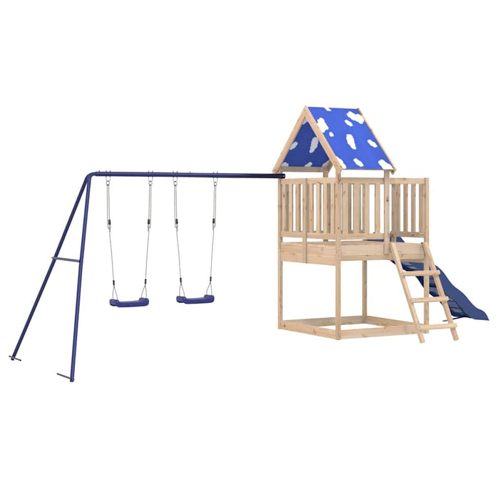 Set de joacă pentru exterior, lemn masiv de pin - WALTI WALTI