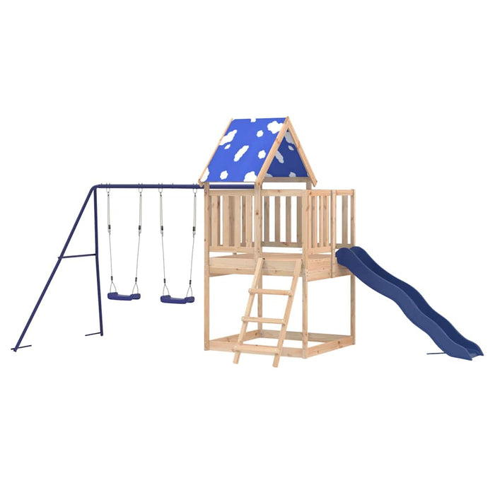 Set de joacă pentru exterior, lemn masiv de pin - WALTI WALTI