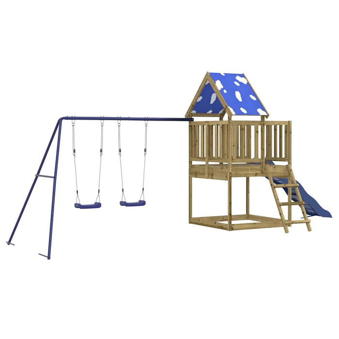 Set de joacă pentru exterior, lemn de pin impregnat - WALTI WALTI