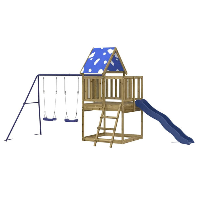 Set de joacă pentru exterior, lemn de pin impregnat - WALTI WALTI
