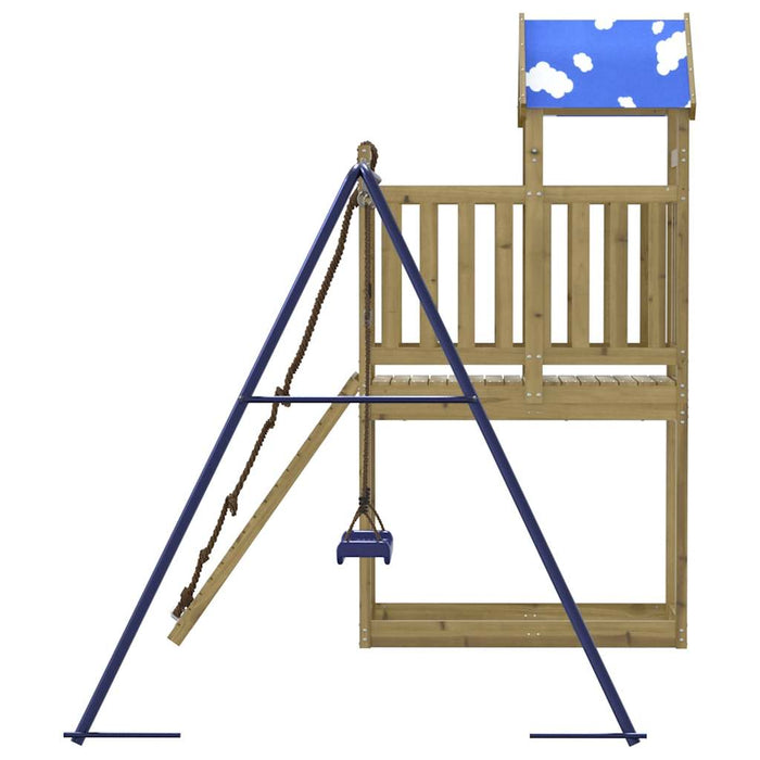 Set de joacă pentru exterior, lemn de pin impregnat - WALTI WALTI