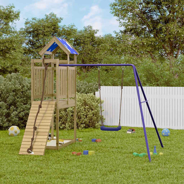 Set de joacă pentru exterior, lemn de pin impregnat - WALTI WALTI