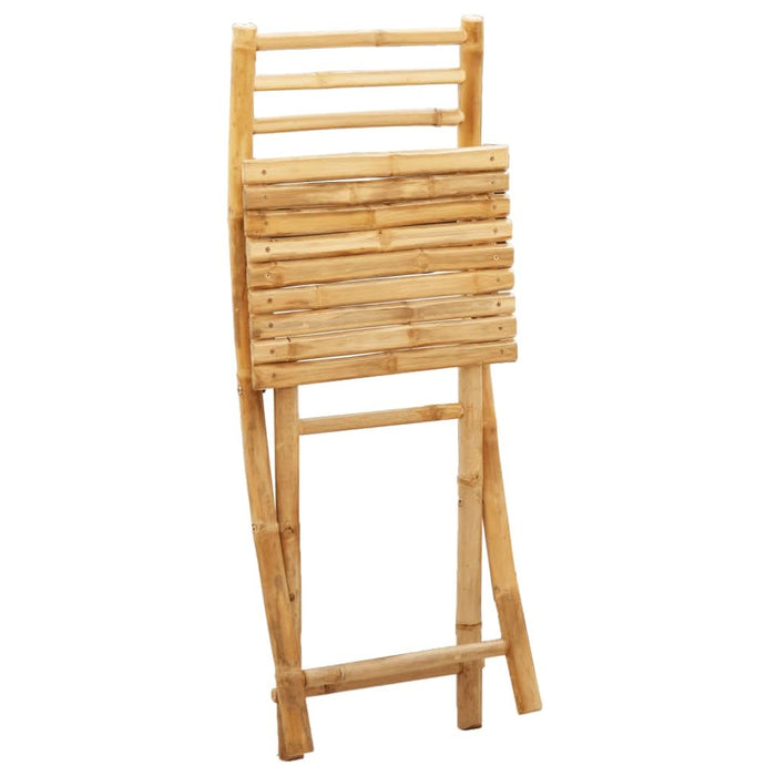 Scaune de grădină pliabile, 6 buc., 43x54x88 cm, bambus - WALTI WALTI
