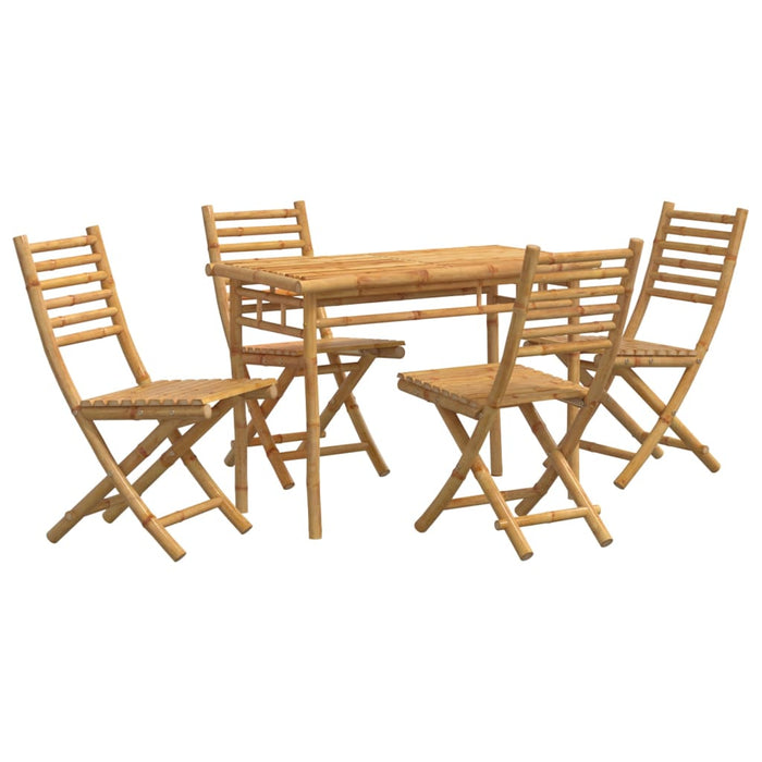 Set mobilier de grădină, 5 piese, bambus - WALTI WALTI