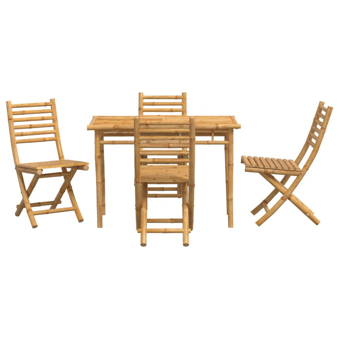 Set mobilier de grădină, 5 piese, bambus - WALTI WALTI