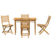 Set mobilier de grădină, 5 piese, bambus - WALTI WALTI