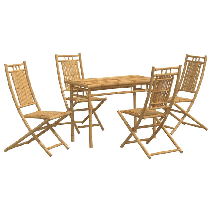 Set mobilier de grădină, 5 piese, bambus - WALTI WALTI