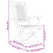 Set mobilier bistro, 3 piese, bambus - WALTI WALTI