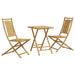 Set mobilier bistro, 3 piese, bambus - WALTI WALTI