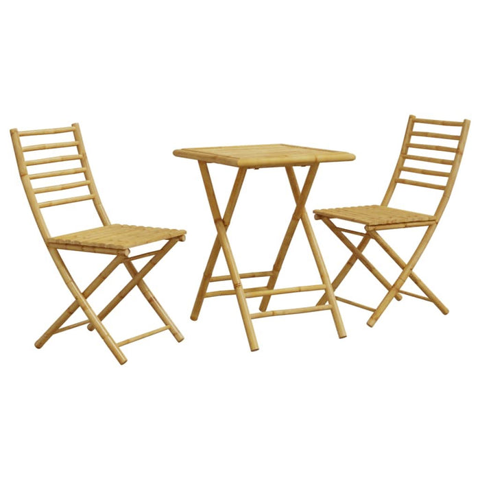 Set mobilier bistro, 3 piese, bambus - WALTI WALTI