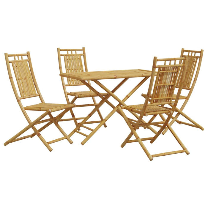 Set mobilier de grădină, 5 piese, bambus - WALTI WALTI