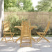 Set mobilier de grădină, 5 piese, bambus - WALTI WALTI