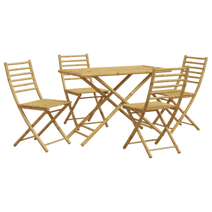 Set mobilier de grădină, 5 piese, bambus - WALTI WALTI