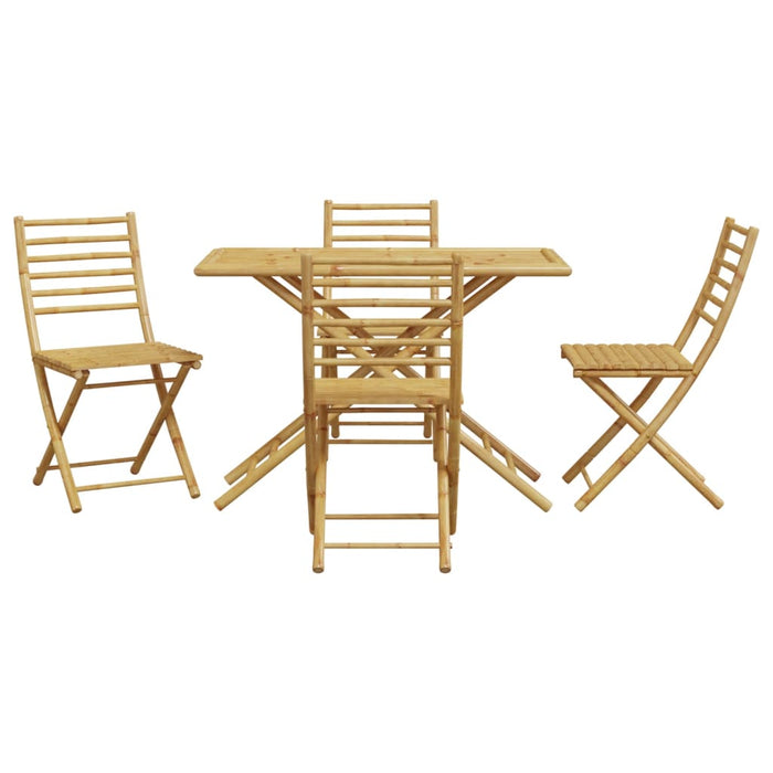 Set mobilier de grădină, 5 piese, bambus - WALTI WALTI