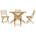 Set mobilier de grădină, 5 piese, bambus - WALTI WALTI