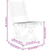 Set mobilier bistro, 3 piese, bambus - WALTI WALTI