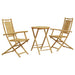 Set mobilier bistro, 3 piese, bambus - WALTI WALTI