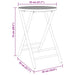 Set mobilier bistro, 3 piese, bambus - WALTI WALTI
