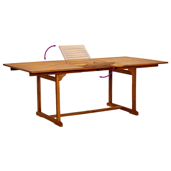 Set mobilier de grădină, 5 piese, lemn masiv acacia/textilenă - WALTI WALTI